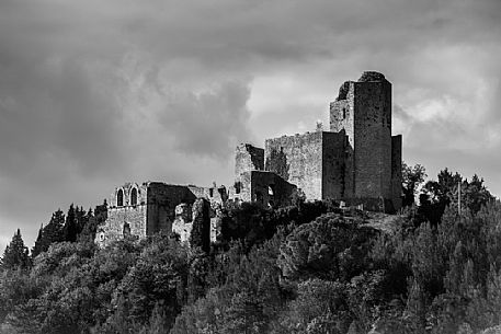 The castle of Piediluco, the fortress Albornoz, medieval fortress built before the year 1000, Umbria, Italy, Europe The castle of Piediluco, the fortress Albornoz, medieval fortress built before the year 1000, Umbria, Italy, Europe