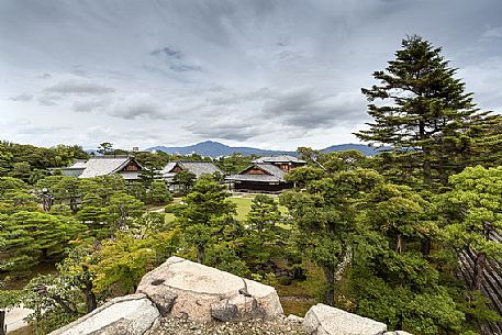View from above of Nijo-jo Castle, residence of Tokugawa leyasu, the first Shogun of the Edo period, Unesco world Heritage site, Kyoto, Japan
View from above of Nijo-jo Castle, residence of Tokugawa leyasu, the first Shogun of the Edo period, Unesco world Heritage site, Kyoto, Japan