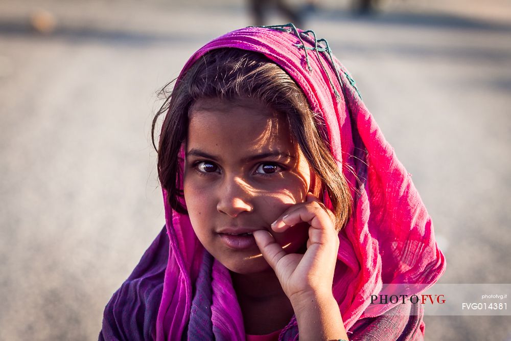 Portrait of a young girl