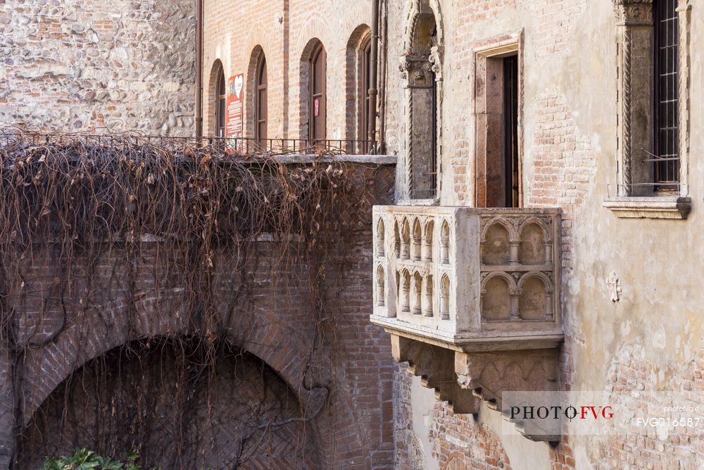 The statue of Juliet in her historical house