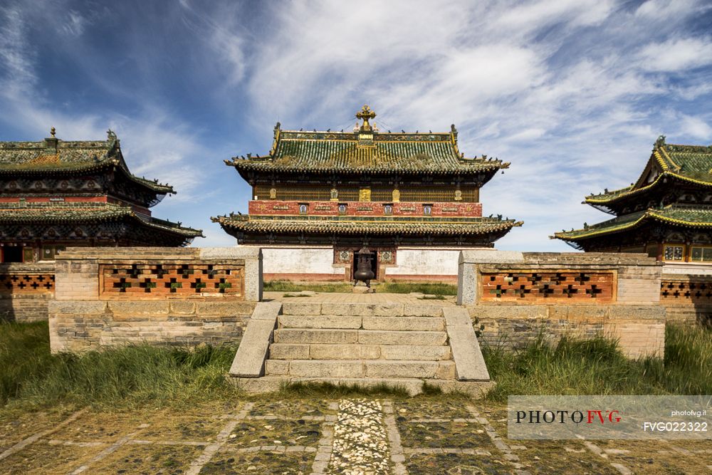 Buddhist temple inside the Erdene Zuu monastery, vrkhangaj, Mongolia