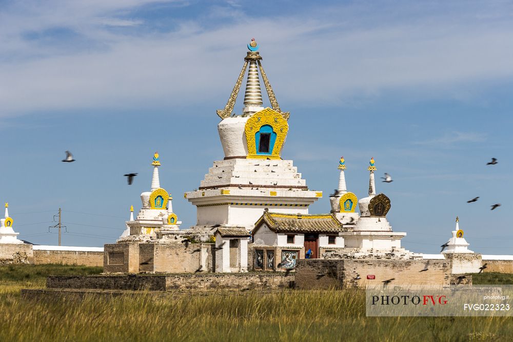 Buddhist temple inside the Erdene Zuu monastery, vrkhangaj, Mongolia