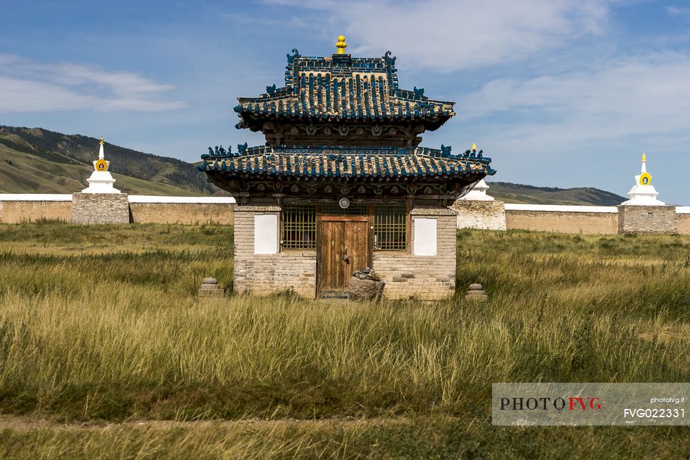 Buddhist temple inside the Erdene Zuu monastery, vrkhangaj, Mongolia