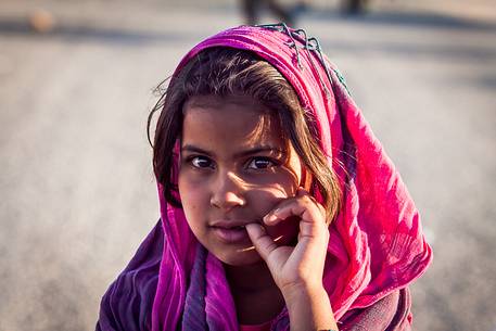 Portrait of a young girl