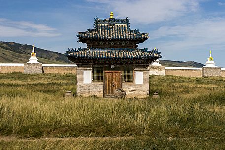 Buddhist temple inside the Erdene Zuu monastery, vrkhangaj, Mongolia