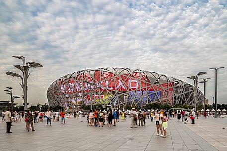 The Beijing National Stadium (called The Beijing National Stadium (called