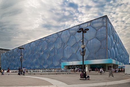 The Beijing National Aquatics Center (called Water Cube) inside the Olympic Green, the olympic park built for 2008 Summer Olympics The Beijing National Aquatics Center (called Water Cube) inside the Olympic Green, the olympic park built for 2008 Summer Olympics