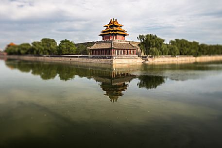 The Forbidden City from outside, Beijing, Peking