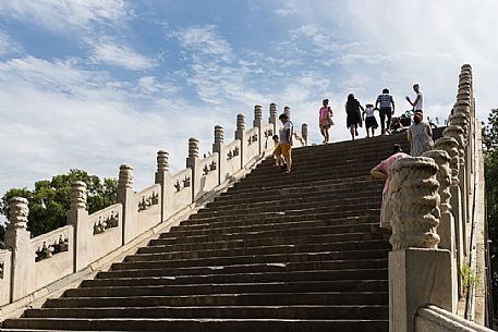 A bridge inside the Summer Palace in Beijing