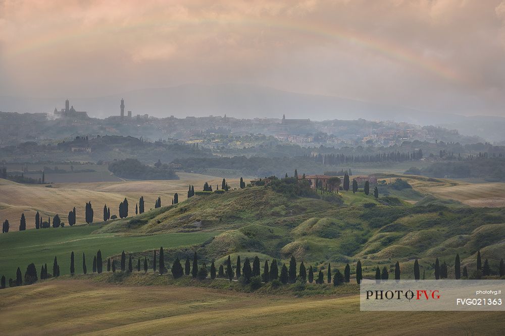 Crete Senesi landscape, Orcia valley, Tuscany, Italy