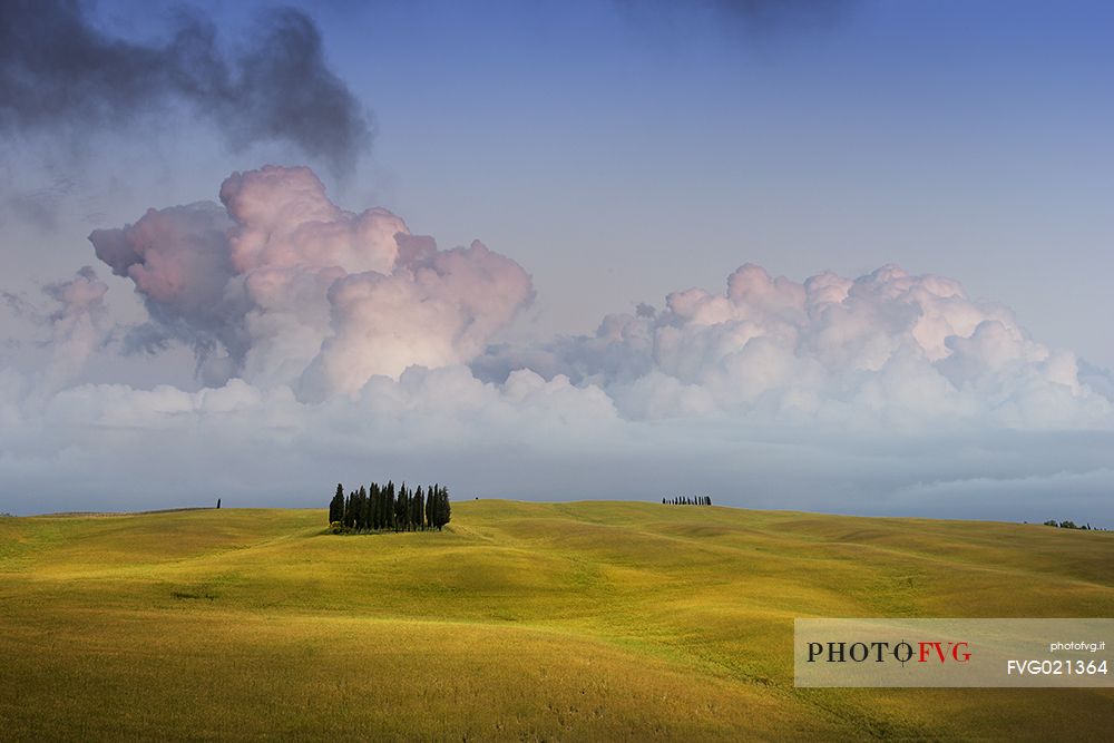Tuscan landscape, Orcia valley, Italy