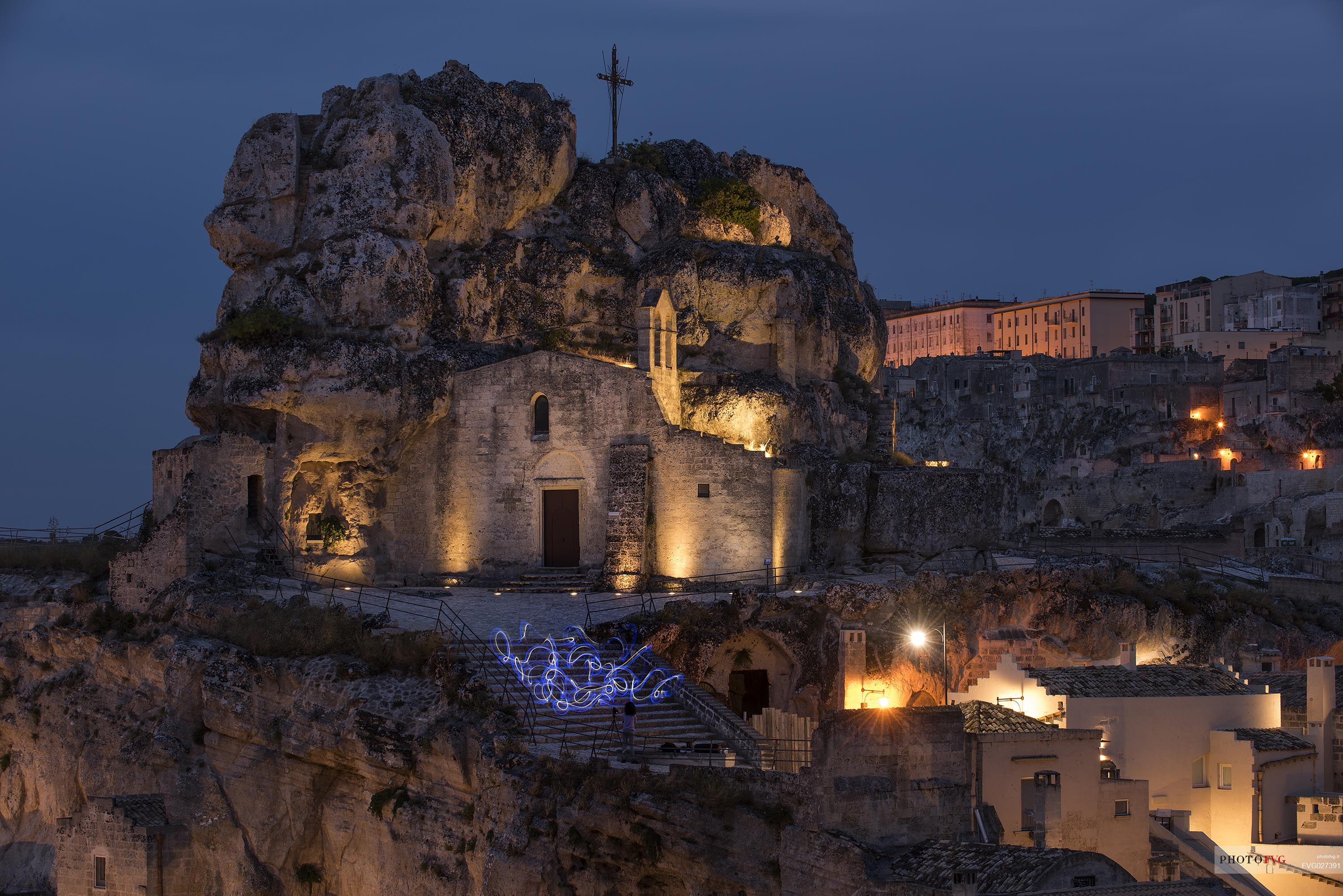 Rocky church of Santa Maria de Idris, Matera, Basilicata, Italy