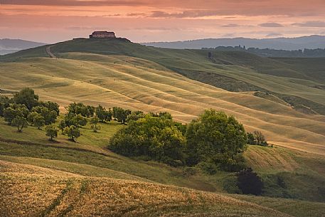 Tuscan countryside, Creste Senesi, Orcia valley, Tuscany, Italy