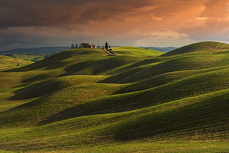 Tuscan landscape, Orcia Valley, Tuscany, Italy