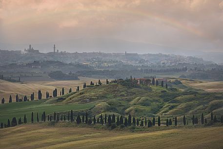 Crete Senesi landscape, Orcia valley, Tuscany, Italy