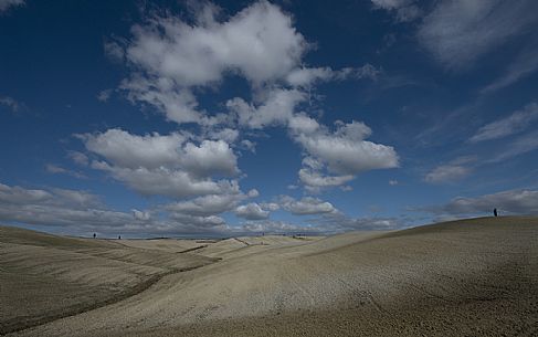 Tuscan countryside landscape, Orcia valley, Tuscany, Italy