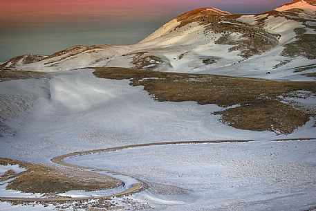 Sunrise to Campo Imperatore in the Gran Sasso national park, Abruzzo