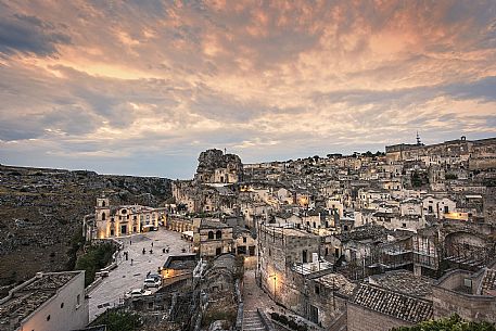 Sasso Caveoso from above, Matera, Basilicata, Italy