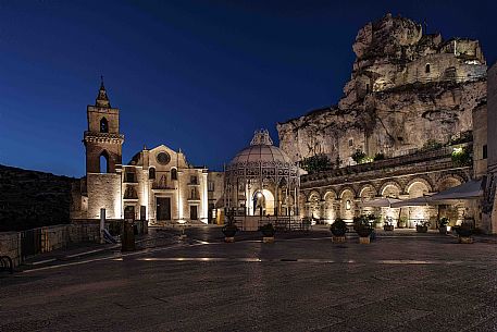 Sasso caveoso church of saints Peter and Paul, Matera, Basilicata, Italy Sasso caveoso church of saints Peter and Paul, Matera, Basilicata, Italy