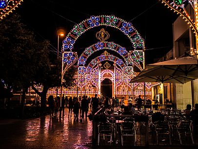 Nighlife in Otranto city, Apulia, Italy, Europe