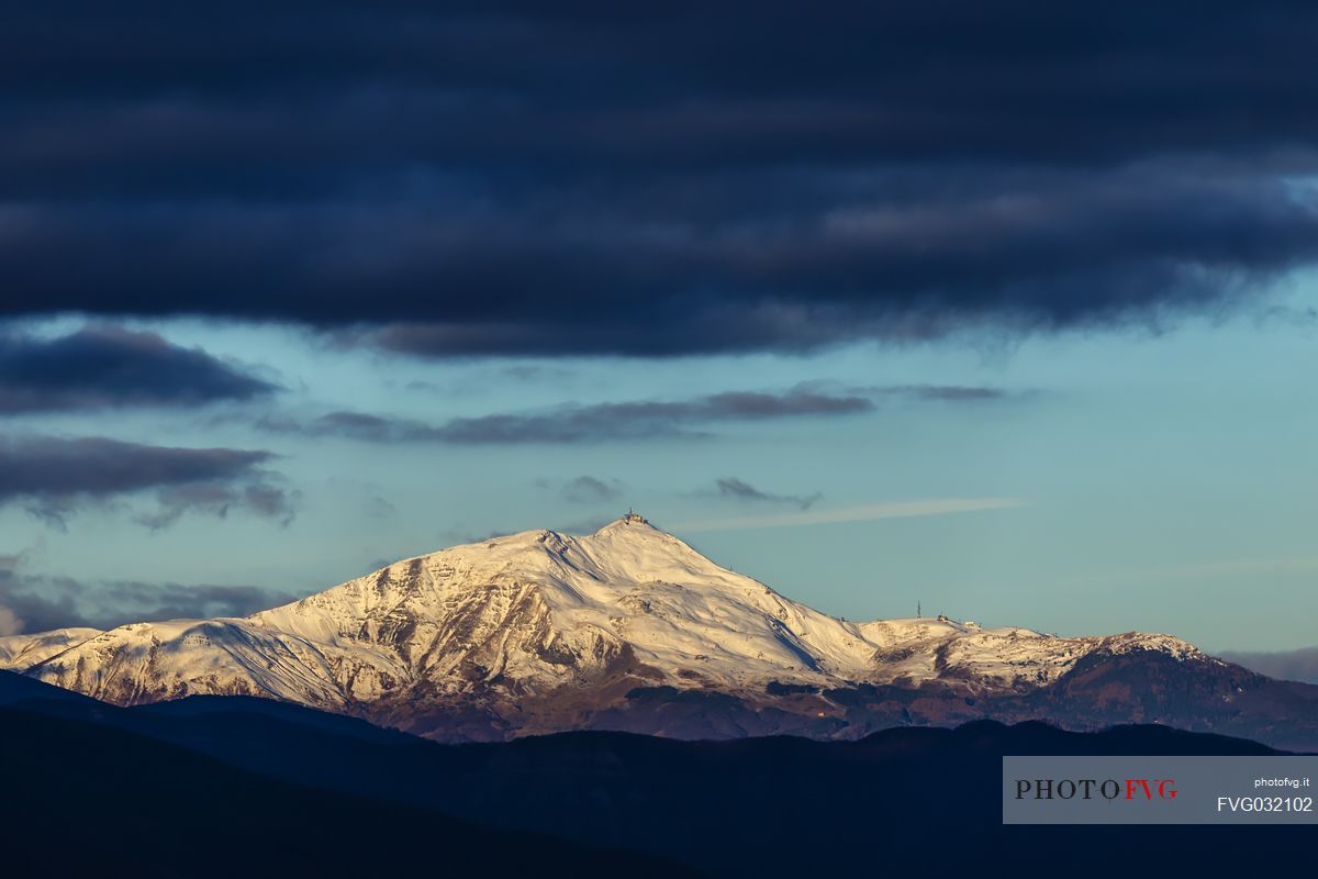 Cimone mount in the italian apennines, Emilia Romagna, Italy