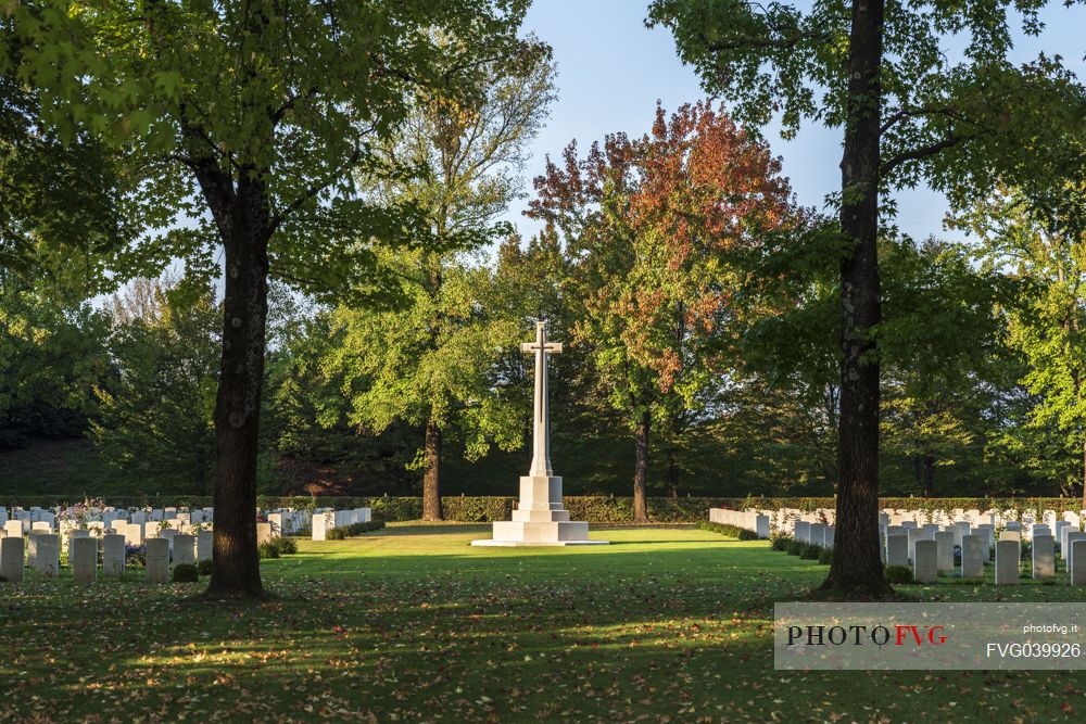 The War Cemetery of Udine, Friuli Venezia Giulia, Italy