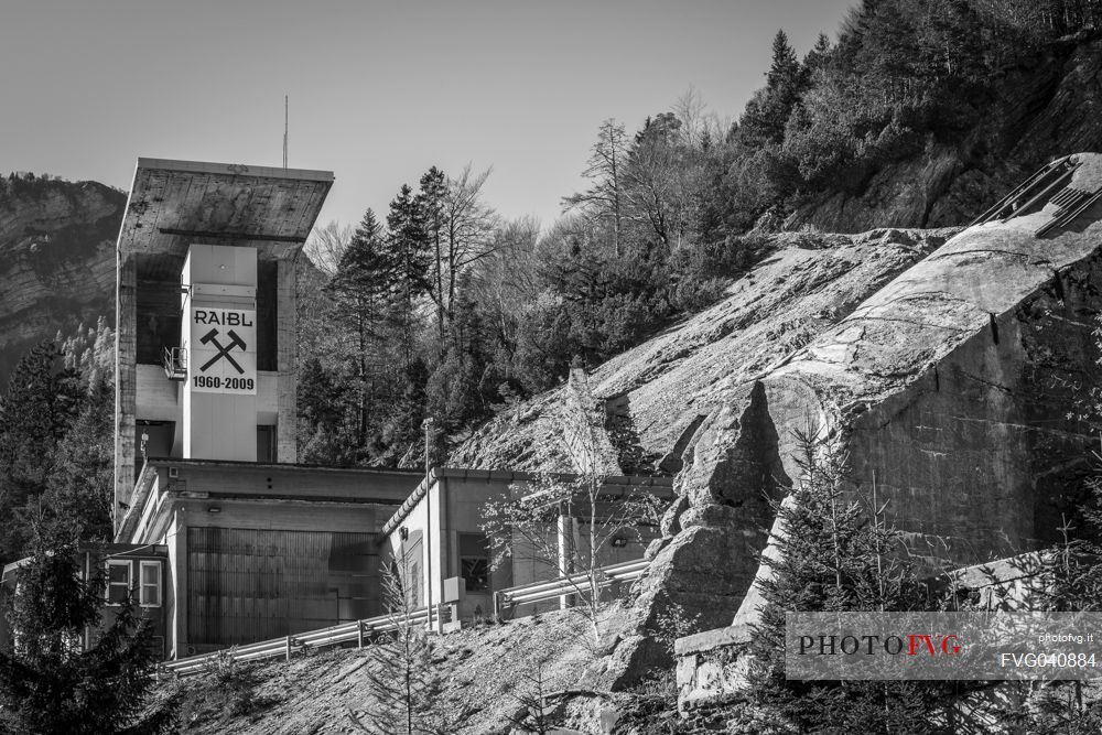 Ancient mine of Cave del Predil, Raibl, Tarvisio, Julian Alps, Friuii Venezia Giulia, Italy, Europe