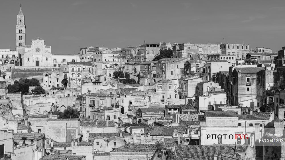 Sassi of Matera, ancient Caveoso stone, Basilicata, Italy