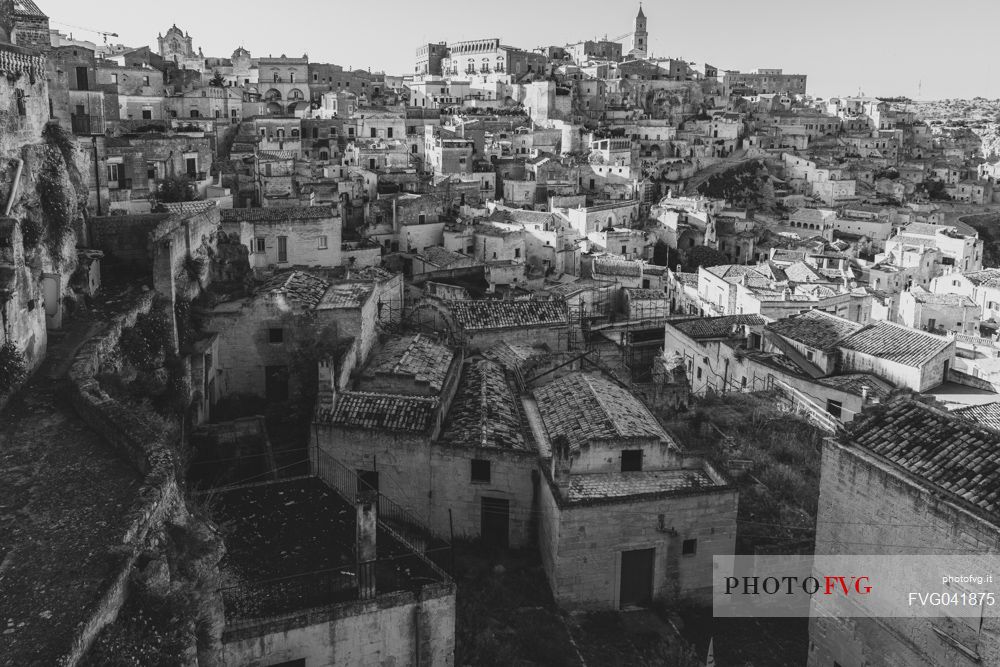 Ancient Barisano stone, Sassi of Matera, Basilicata, Italy, Europe