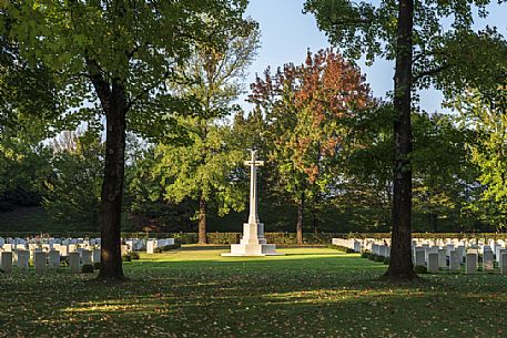 The War Cemetery of Udine, Friuli Venezia Giulia, Italy