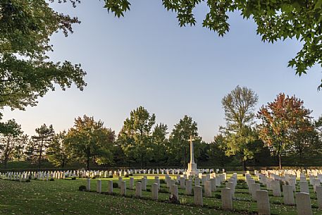 The War Cemetery of Udine, Friuli Venezia Giulia, Italy