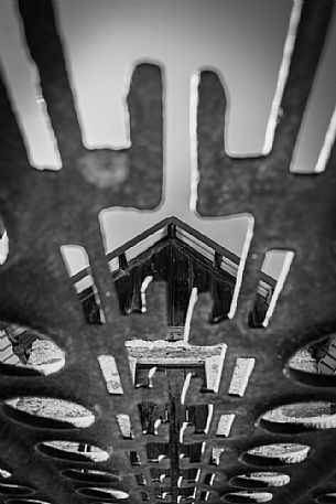 Detail of metric station at the lake of Predil, Tarvisio, Julian Alps, Friuli Venezia Giulia, Italy, Europe