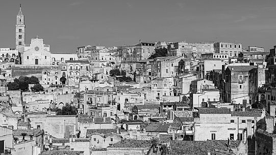 Sassi of Matera, ancient Caveoso stone, Basilicata, Italy