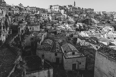 Ancient Barisano stone, Sassi of Matera, Basilicata, Italy, Europe