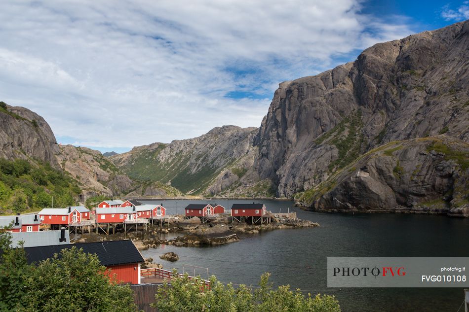 The typical rorbuer Nusfjord