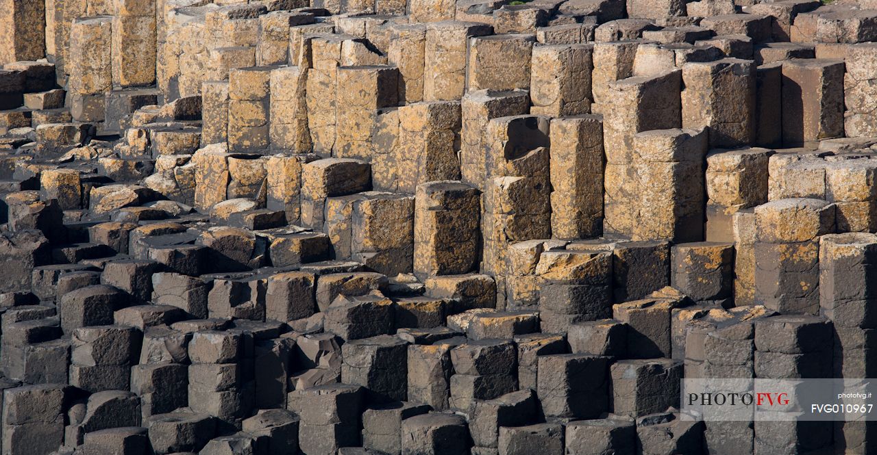 The basalt columns of the Giant's Causeway