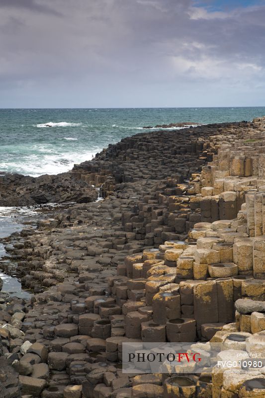 The basalt columns of the Giant's Causeway