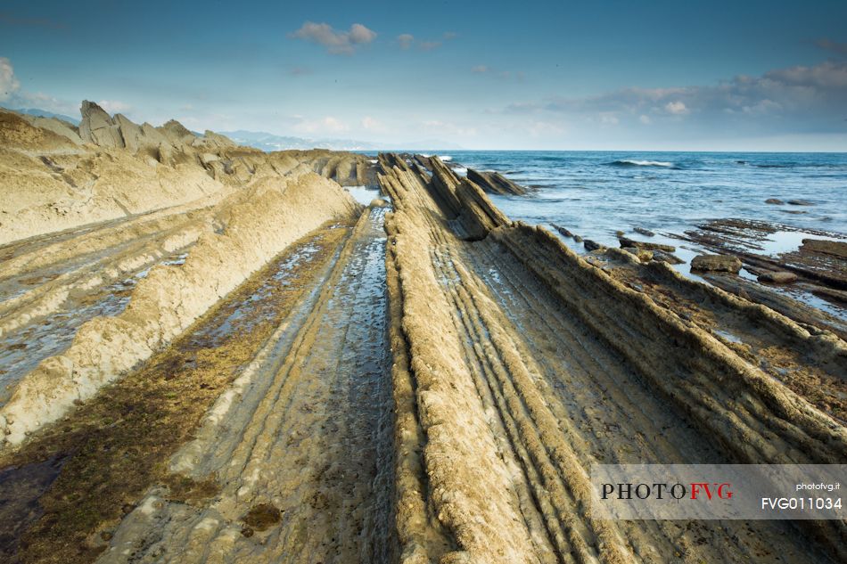 The geological phenomenon of the flysch.