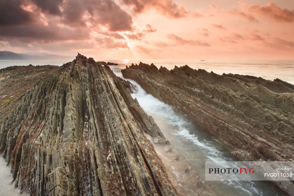 The geological phenomenon of the flysch.