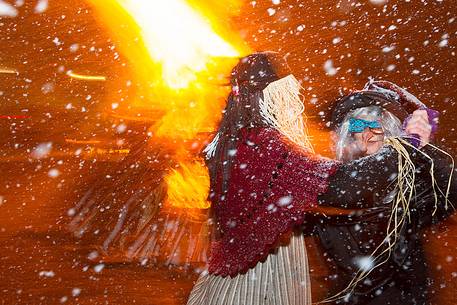 Traditional carnival in Sauris