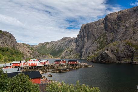 The typical rorbuer Nusfjord