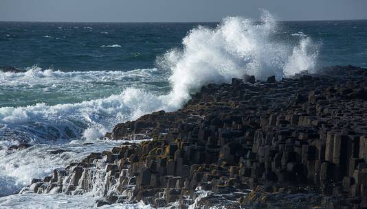 The basalt columns of the Giant's Causeway