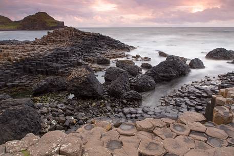 The basalt columns of the Giant's Causeway