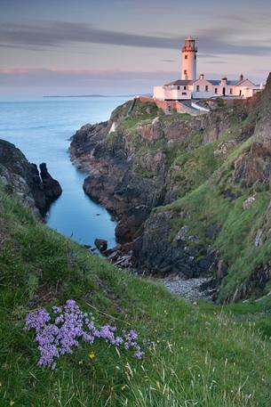 Sunset over the lighthouse at Fanad Head