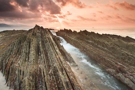 The geological phenomenon of the flysch.