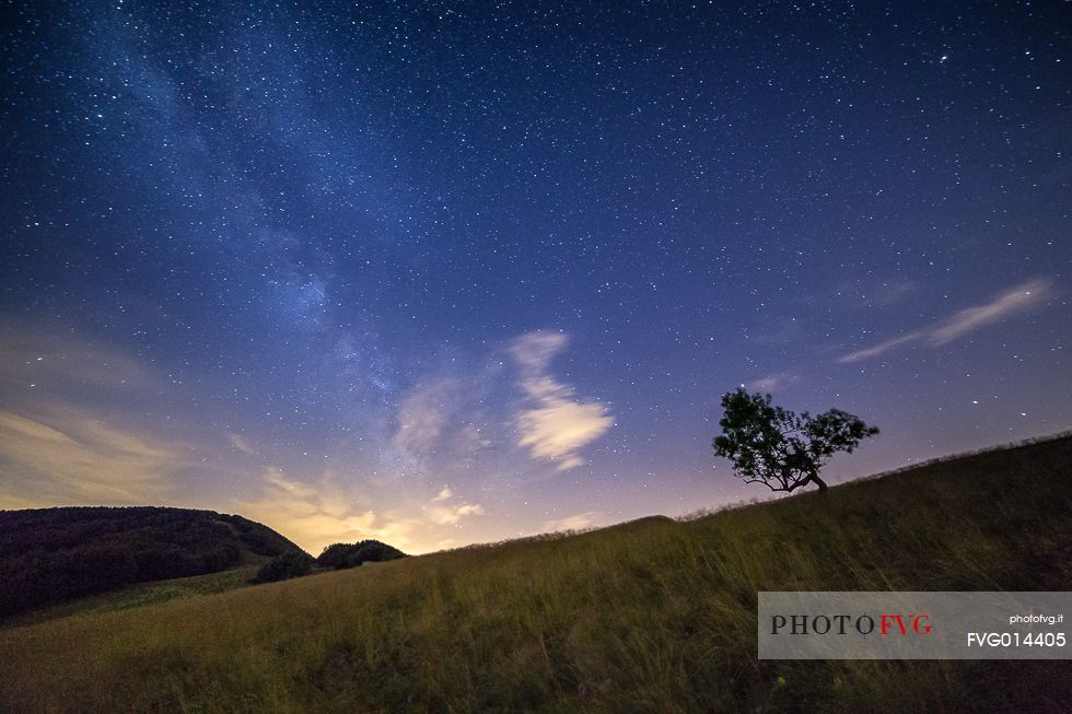 Starry night over Prati della Burraia