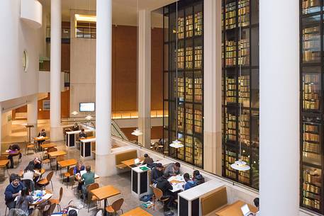 A view inside the British Library