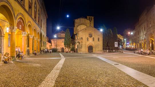 A evening view of Santo Stefano square (Seven church square)