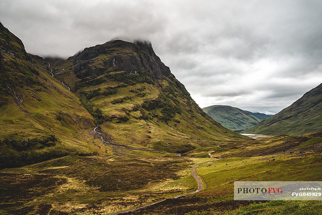 A shot of Three Sisters of Glencoe, Scotland, United Kingdom, Europe