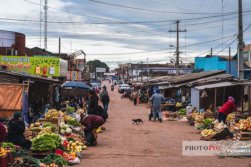 Concepcin street market, Paraguay, America